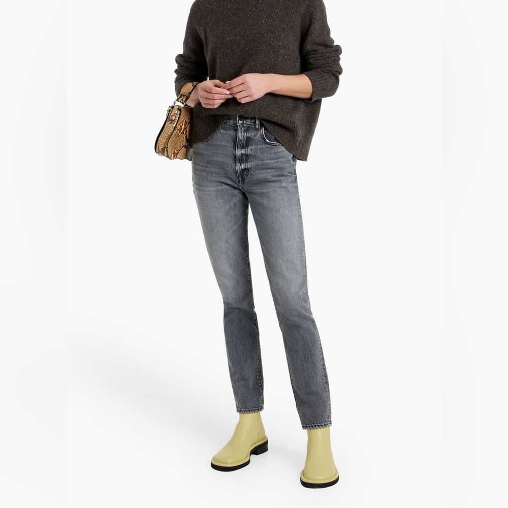 SLVRLAKE Charcoal Straight Leg Jeans